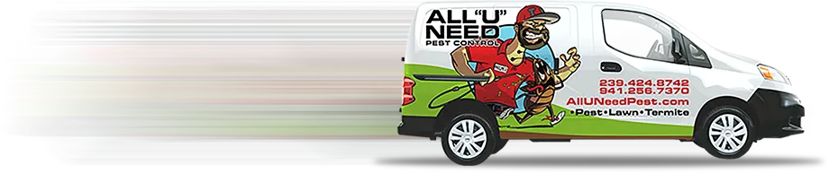All 'U' Need Pest Control Vehicle